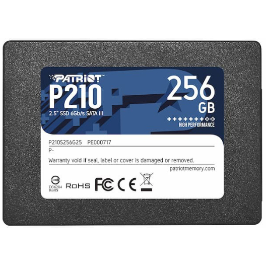 Ổ cứng SSD PATRIOT 256GB P210 SATA3 2.5 inch -  ổ cứng 256gb hàng chính hãng