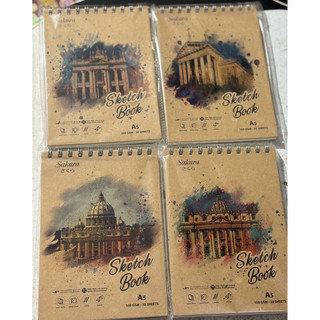SỔ VẼ SKETCH BOOK SAKURA 30 TỜ(A6/A5/A4/A3)- Bìa ngẫu nhiên