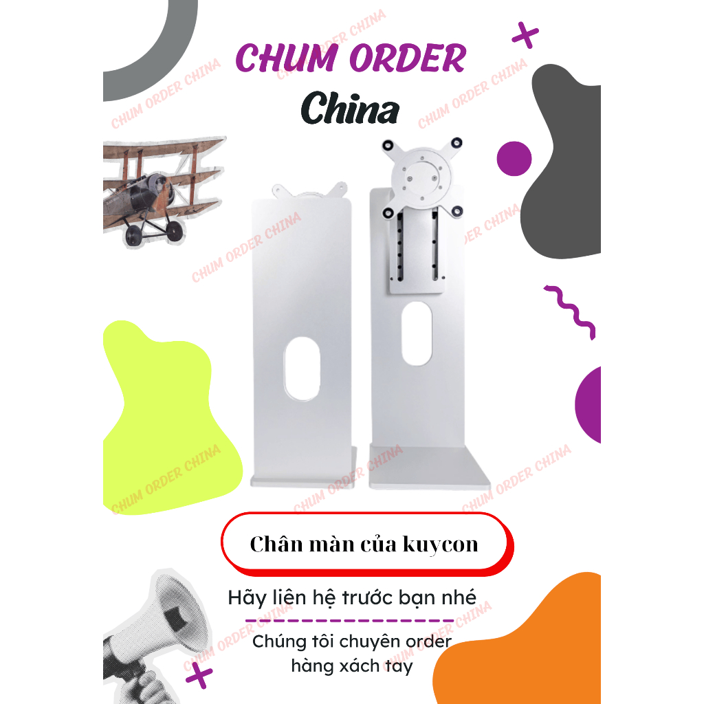 Chân đế màn hình kuycon
