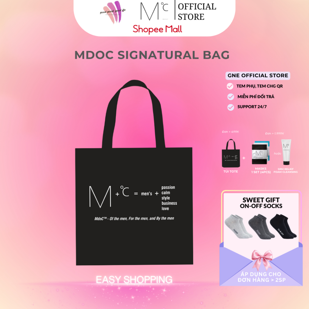[QUÀ TẶNG] MDOC SHOPPING BAG