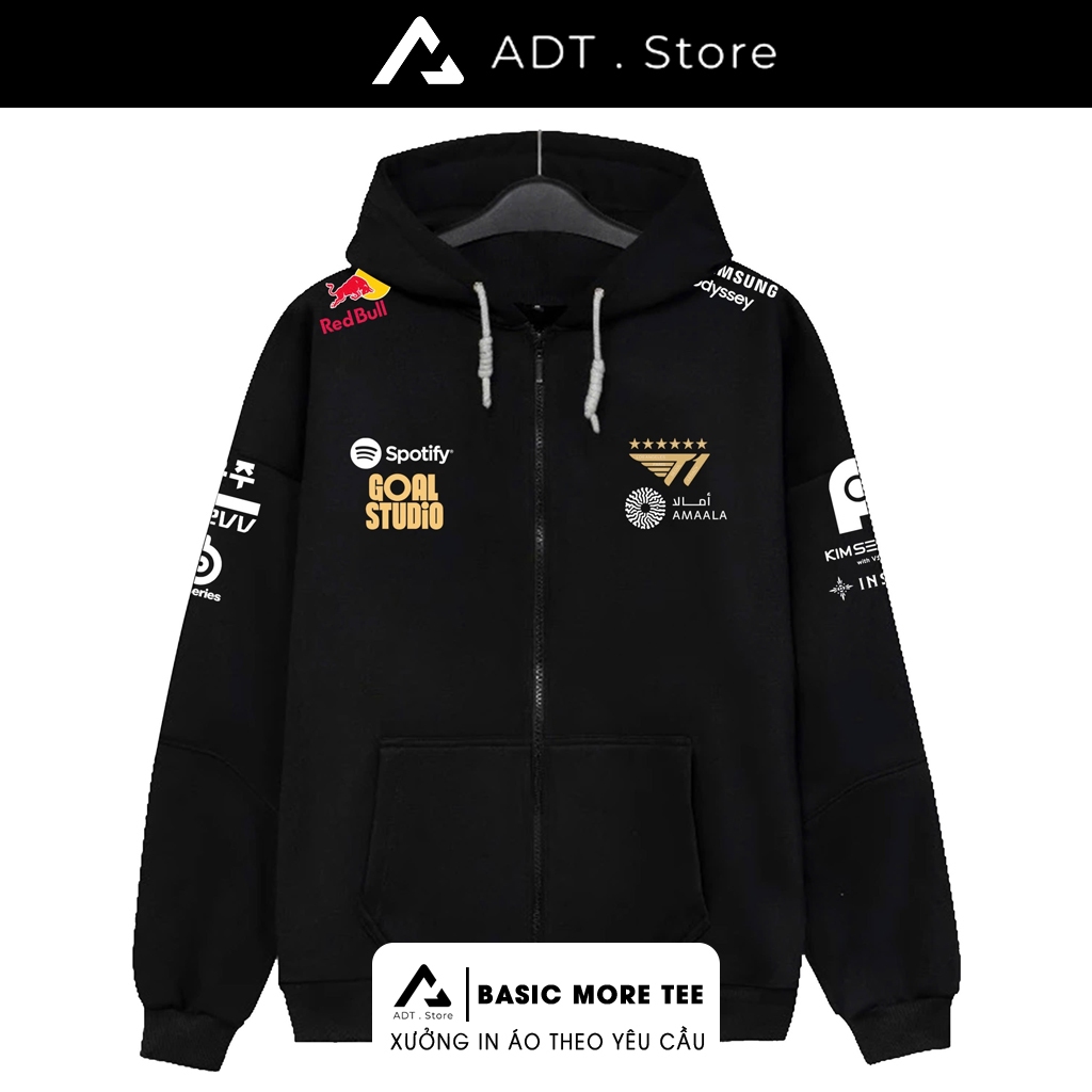 Mẫu Áo Hoodie khoác nỉ Adt.Store T1 6 sao vô địch - sabbath crew