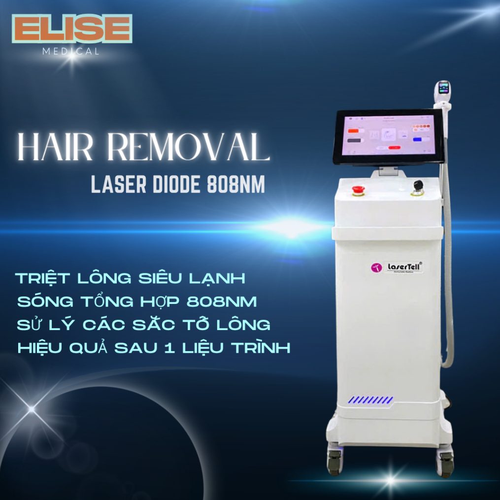 Máy triệt lông Diode Laser Máy triệt lông Diode Laser Tell