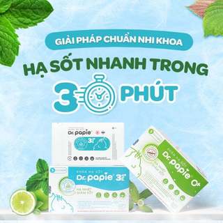 Khăn lau hạ sốt cho bé Dr.papie 3864
