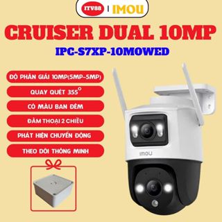 [KÈM HKT]CAMERA IMOU 2 MẮT NGOÀI TRỜI CRUISER DUAL 10MP (5mp-5mp)-CRUISER DUAL 6MP (3mp-3mp) - S7XP