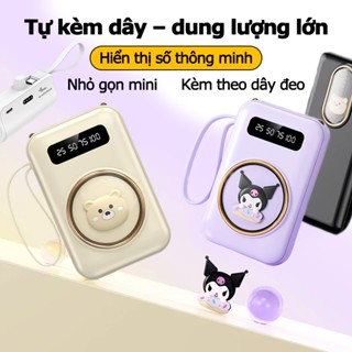 Pin sạc dự phòng dung lượng lớn 20000mAh dạng nhỏ gọn, có thể sạc cho tất cả các loại điện thoại