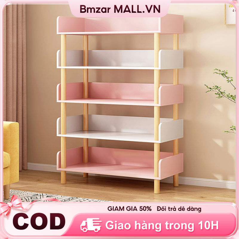 BMZAR Kệ trang trí gỗ kệ sách tiện dụng cho phòng khách phòng làm việc lưu trữ gọn gàng hiệu quả