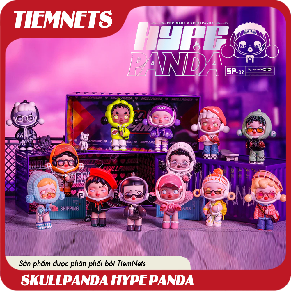 MÔ HÌNH BLIND BOX SKULLPANDA HYPEPANDA - CHÍNH HÃNG POPMART