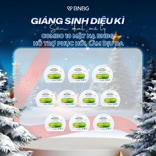  Combo 10 Mặt Nạ BNBG Hỗ Trợ Phục HồI Làm Dịu Da BNBG Vita Genic Relaxing Jelly Mask 30mlx10 