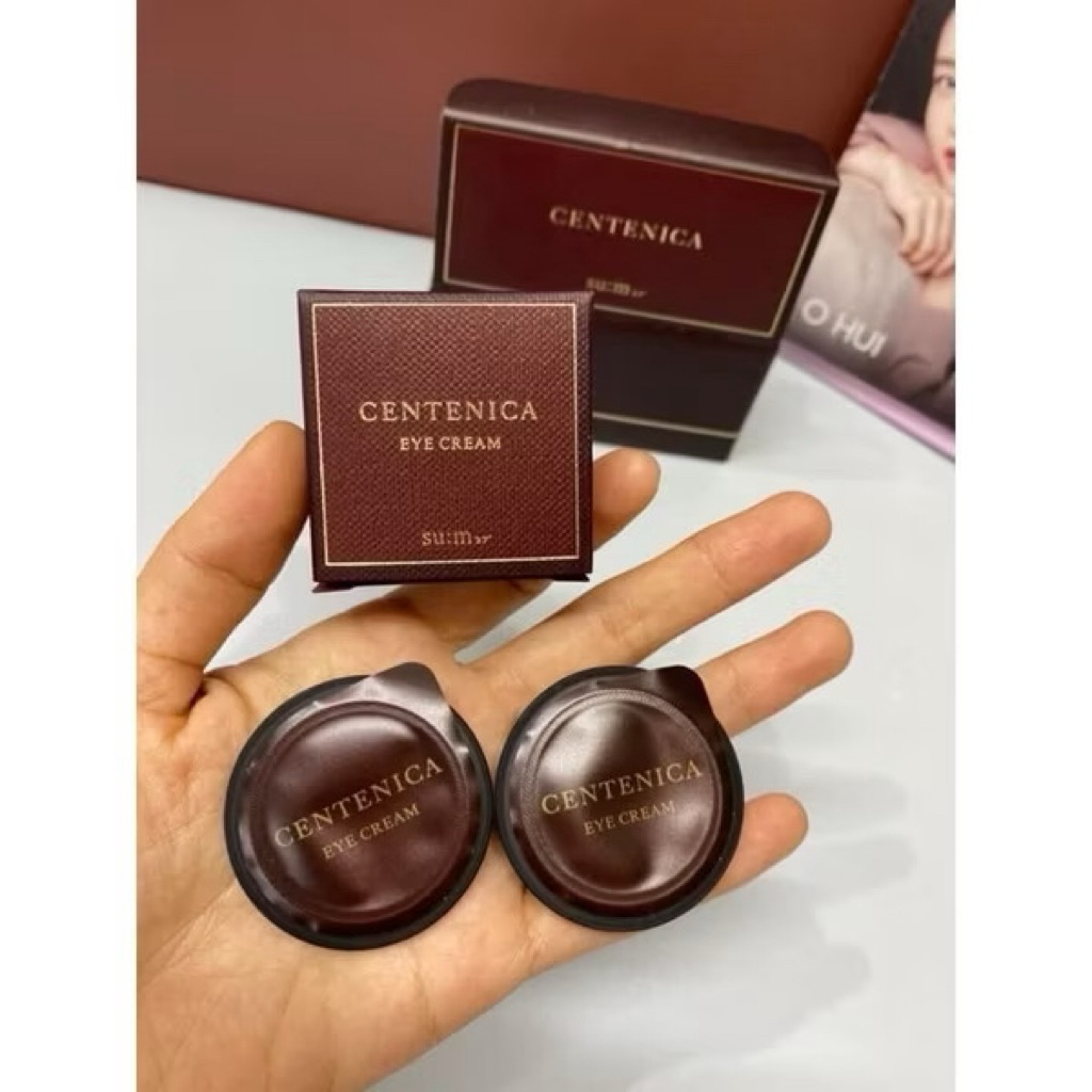 Cực Hiếm kem mắt nghìn đô SU:M37 CENTENICA EYE CREAM trẻ hóa diệu kì vùng da mắt sau 4 tuần 0.6ml/Vỉ