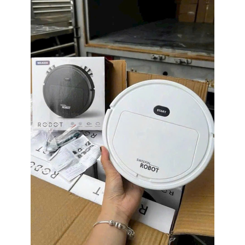 ROBOT HÚT BỤI MINI THÔNG MINH SWEEPIN K235 CẢM BIẾN TỰ ĐỘNG LAU DỌN