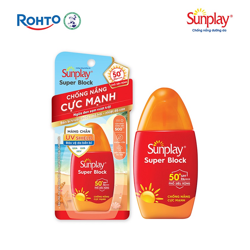 Combo 2c Sữa chống nắng Sunplay Super Block SPF 50+ PA++++ (Sunplay 81) - Đông Anh Pharmart