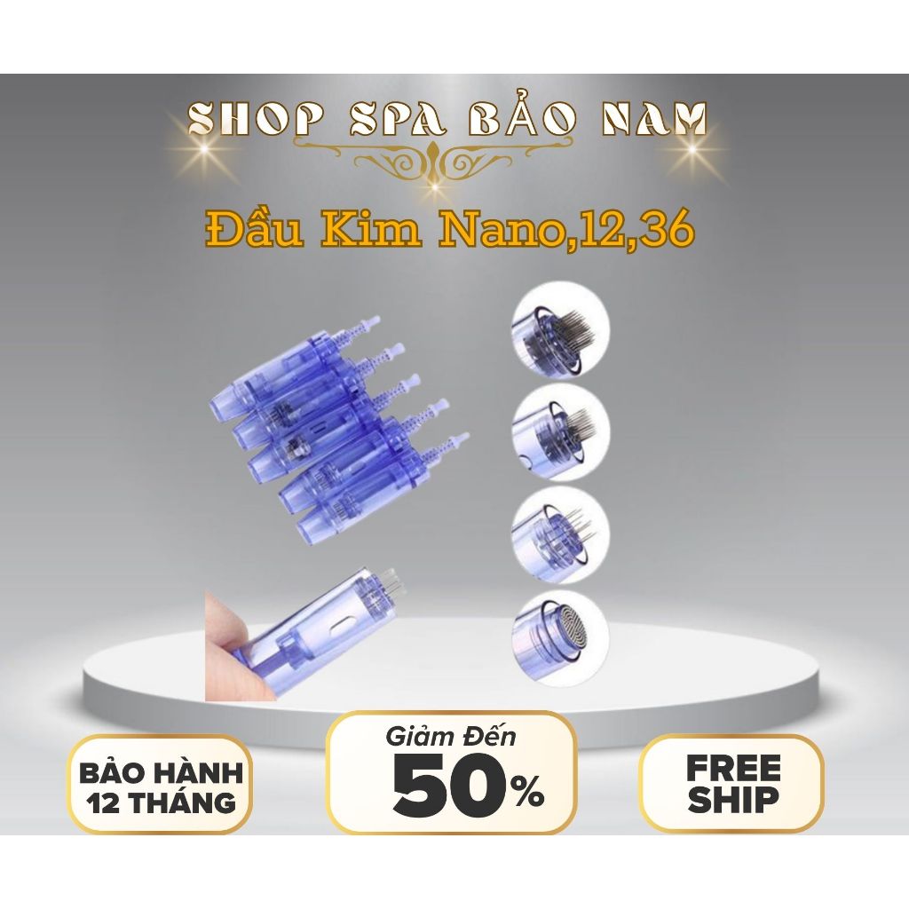 Đầu kim nano , đầu máy phi kim , kim nano kim 12 , kim 36 thay thế cho máy phi kim Dr.pen