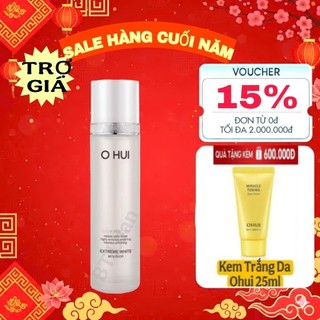 Sữa dưỡng trắng chống lão hóa mờ thâm sạm da cho làn da trắng hồng OHUI Extreme White Emulsion 130ml