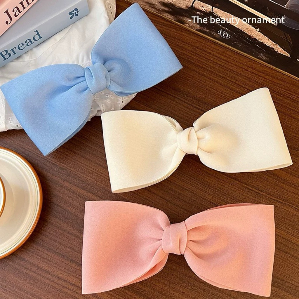 Kẹp tóc nơ to kẹp tóc nơ công chúa nhiều màu