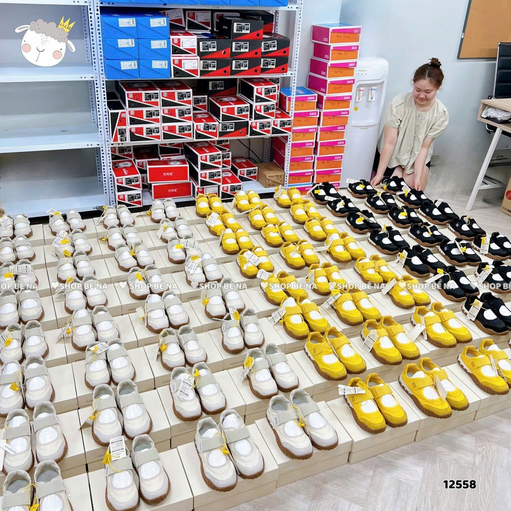 Giày thể thao đế kếp minmin cho bé gái - Shop Bé Na