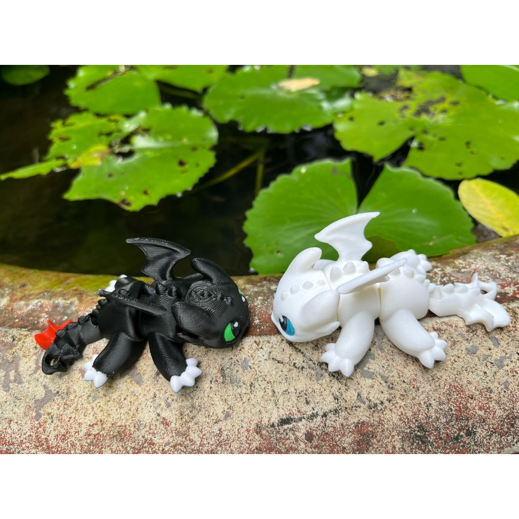 Mô Hình Bí Kíp Luyện Rồng - Rồng Răng Sún - Tặng Kèm Móc Khoá