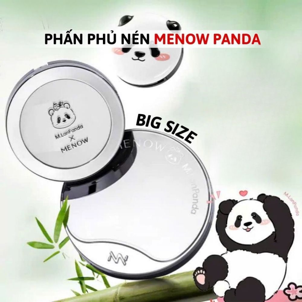 Ảnh 9 của Phấn phủ Menow dạng nén thủy tinh, bản Việt Nam đặc biệt, mỏng nhẹ tự nhiên