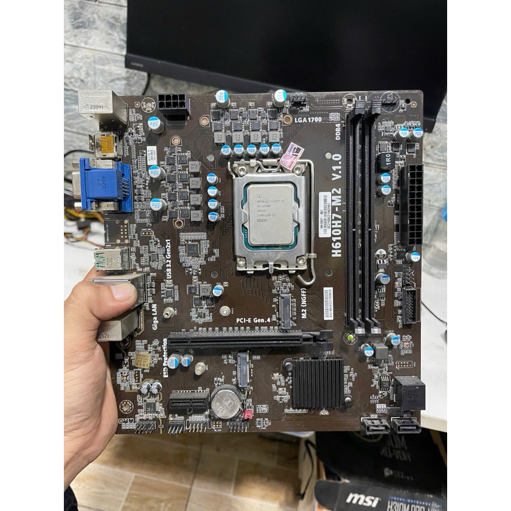 Combo main h610 i3 12100F