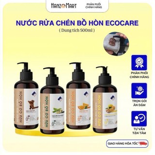 Nước rửa chén hữu cơ bồ hòn Ecocare hương liệu tự nhiên 500ml cho bé