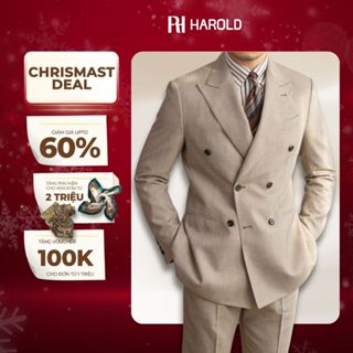  Bộ Suit Nam Cao Cấp Harold Gregory - Bộ Vest Công Sở Sang Trọng Co Giãn Không Nhăn Đứng Form Độ Bền Cao Formal 