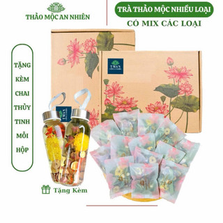  Trà thảo mộc trà dưỡng nhan trà thanh nhiệt CÓ MIX CÁC LOẠI  Hộp 30 gói  đẹp da giữ dáng thanh lọc mát gan dễ ngủ 