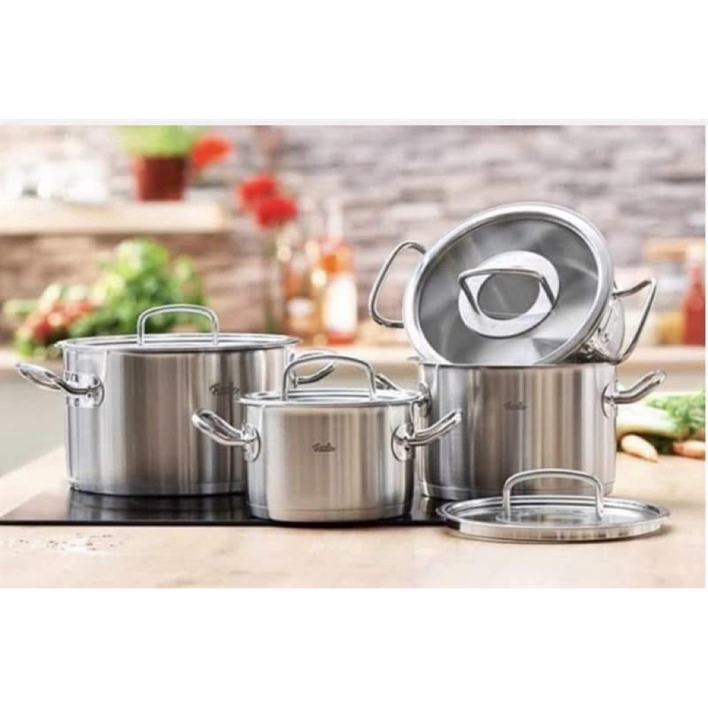 🇩🇪 Bộ nồi Fissler Profi set 4 món vung kính made in Germany made in Germany