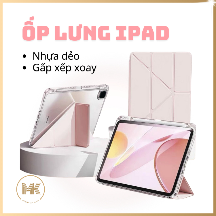 Ốp lưng IPad Gấp hình chữ Y - Ipad Air 4/Air5, Ipad Mini 6/Mini 7, Ipad Gen 7/Gen 8/Gen 9, Ipad Gen 