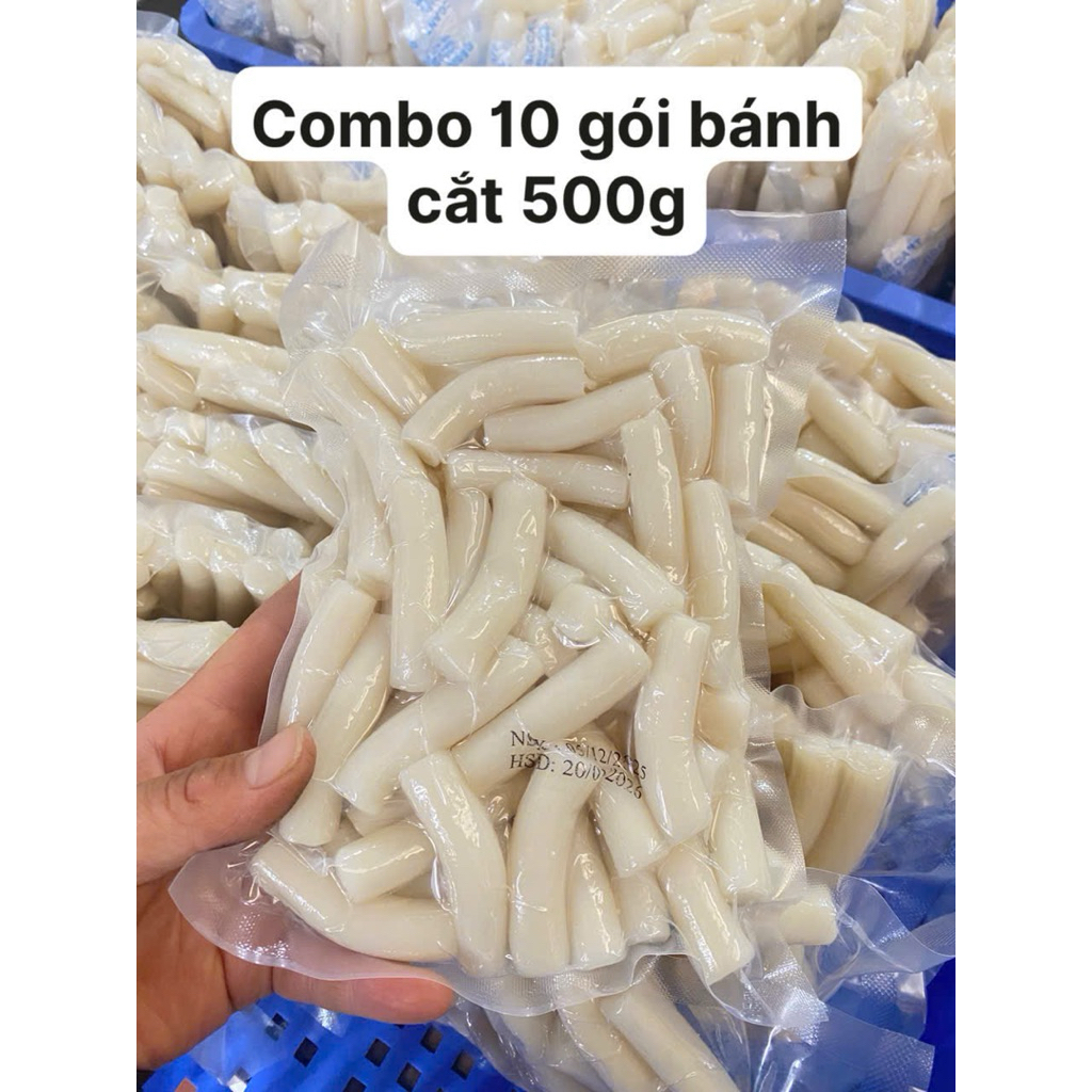Combo 10 gói bánh cắt trắng thơm ngon dẻo, gói 500g