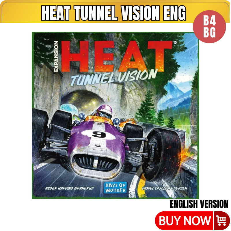 Board game Heat: Tunnel Vision 2025 Expansion phiên bản tiếng anh mở rộng B4KIDS