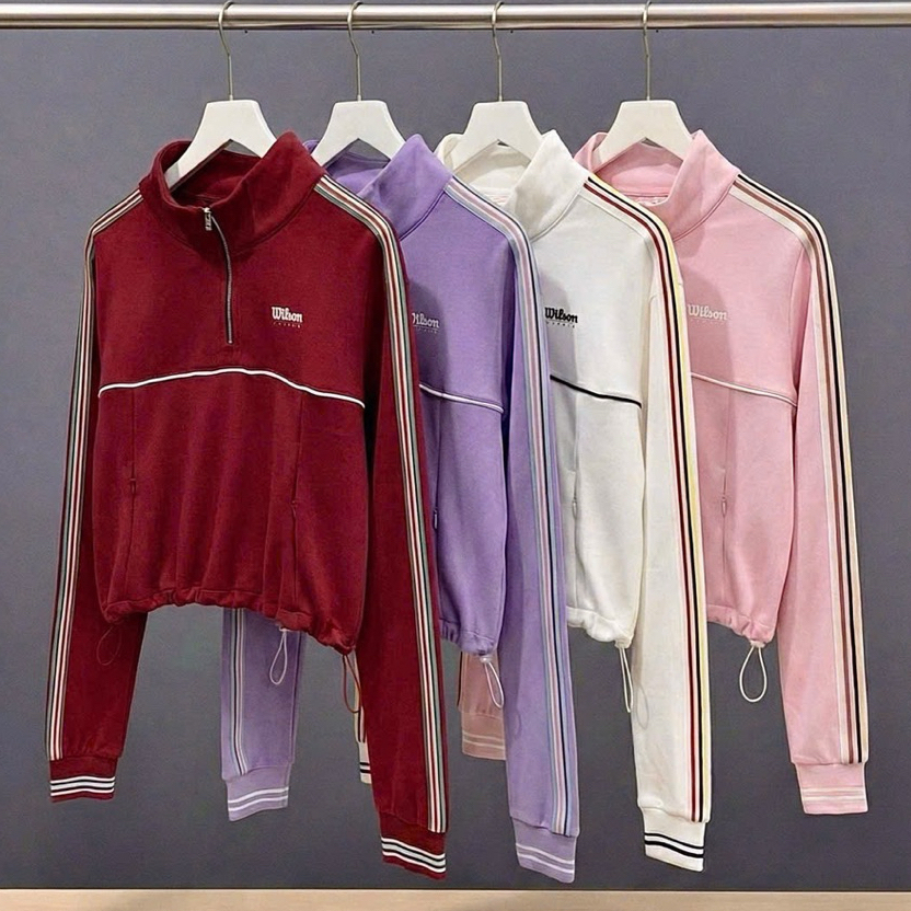 Áo thể thao nữ Kama sport AP47, áo dài tay cổ khoá nữ chuyên tập thể thao pickleball, tennis, cầu lô