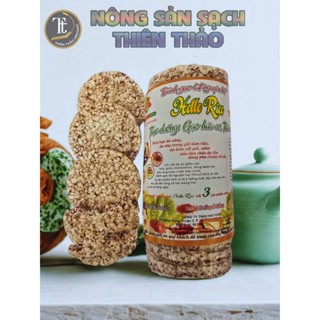 Bánh gạo lứt ăn kiêng Hello Rice bánh gạo lức nguyên hạt 3cây/51bánh-500gr