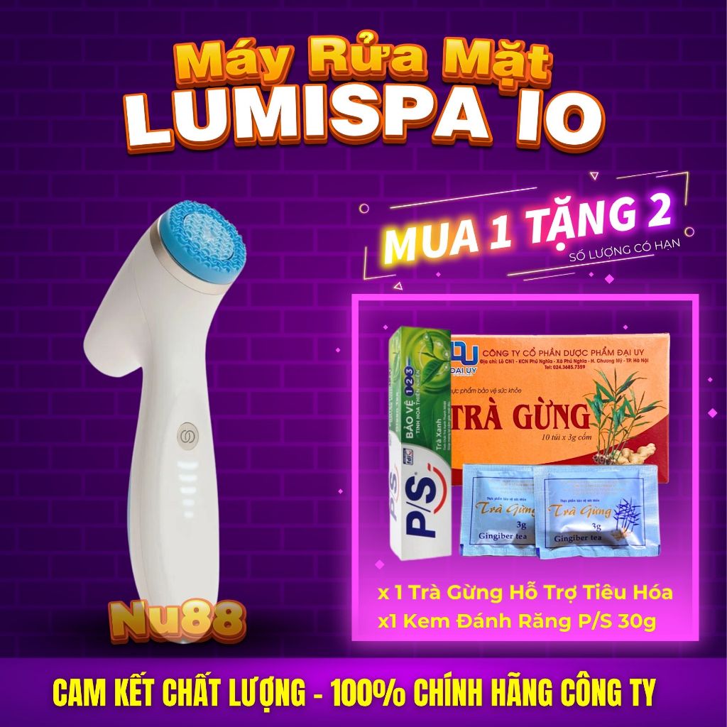 Lẻ máy rửa mặt Lumispa iO Nuskin chính hãng công ty