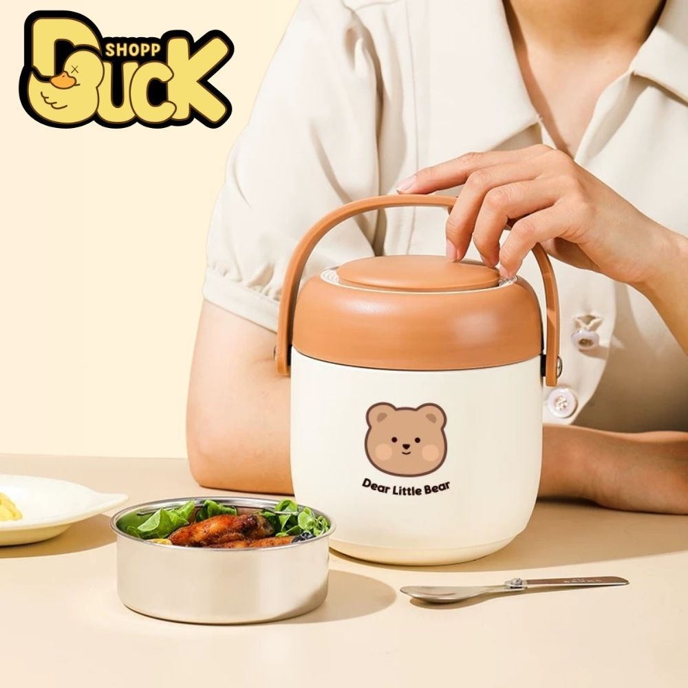 ( Tặng muỗng) Cà mên Inox 304 văn phòng giữ nhiệt 2 tầng 1000-1300ml cao cấp Giữ nhiệt lâu - Hàng chính hãng | BigBuy360 - bigbuy360.vn