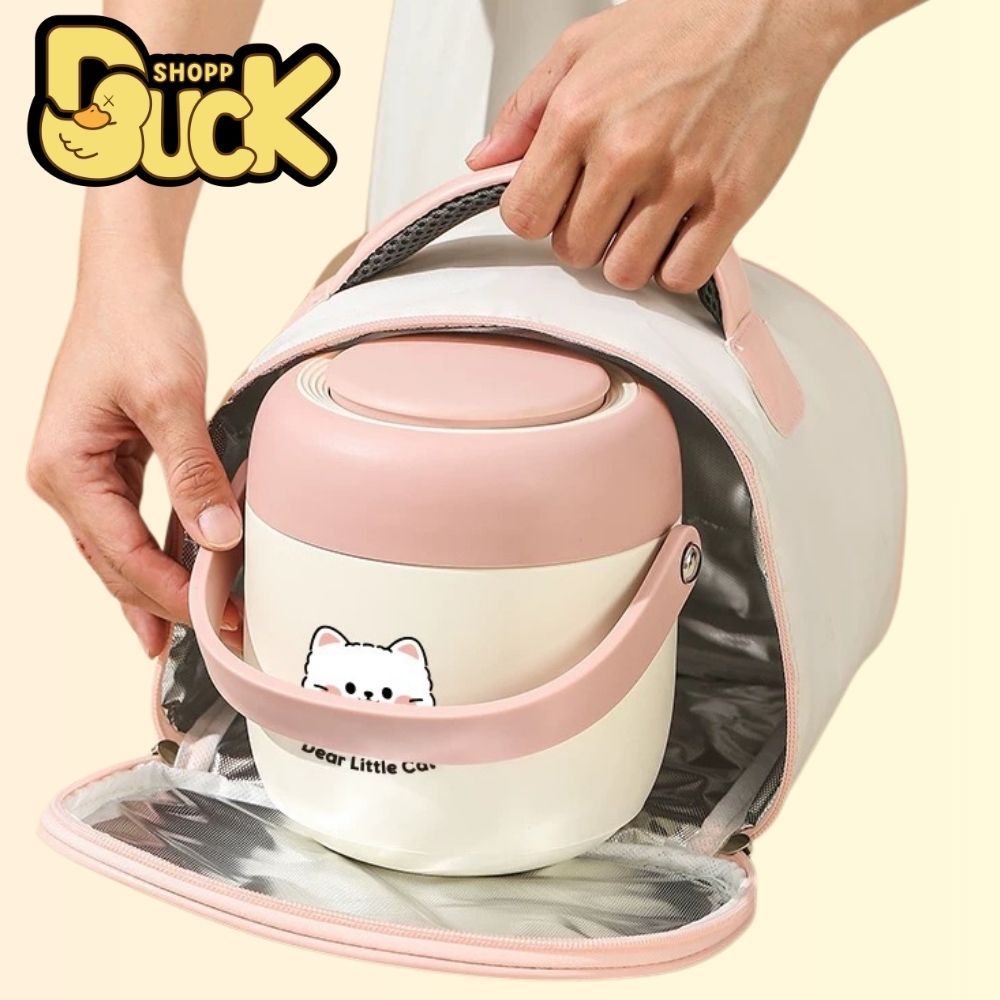 ( Tặng muỗng) Cà mên Inox 304 văn phòng giữ nhiệt 2 tầng 1000-1300ml cao cấp Giữ nhiệt lâu - Hàng chính hãng | BigBuy360 - bigbuy360.vn