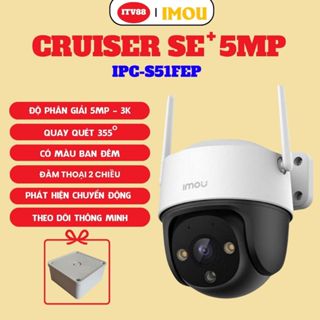 CAMERA IMOU NGOÀI TRỜI CRUISER SE+ 5M - S51FEP VÀ 3M - S31FEP l ĐÀM THOẠI 2 CHIỀU I CÓ MÀU