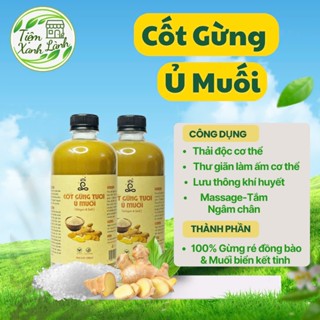 CỐT GỪNG TƯƠI Ủ MUỐI , tắm, ngâm chân, lưu thông khí huyết