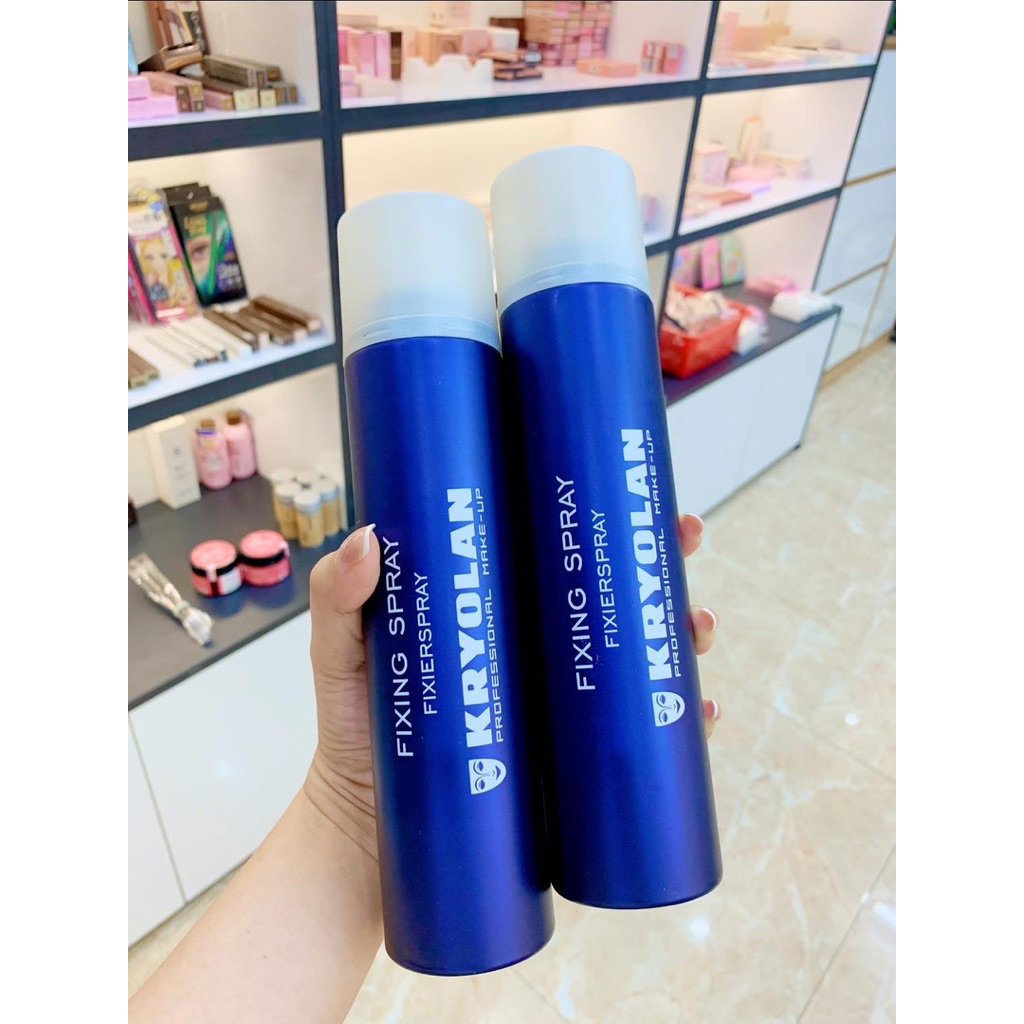 [AUTH 100%] XỊT KHOÁ NỀN KRYOLAN FIXING SPRAY 300ML