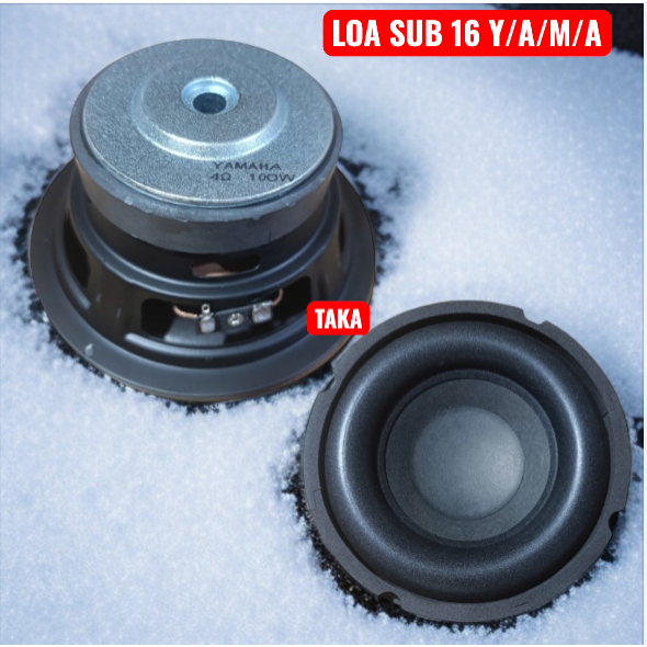 Củ loa sub 16 YA/MA/HA toàn vành 16cm nhập khẩu nguyên chiếc-giá 1 cái ( loa siêu trầm)