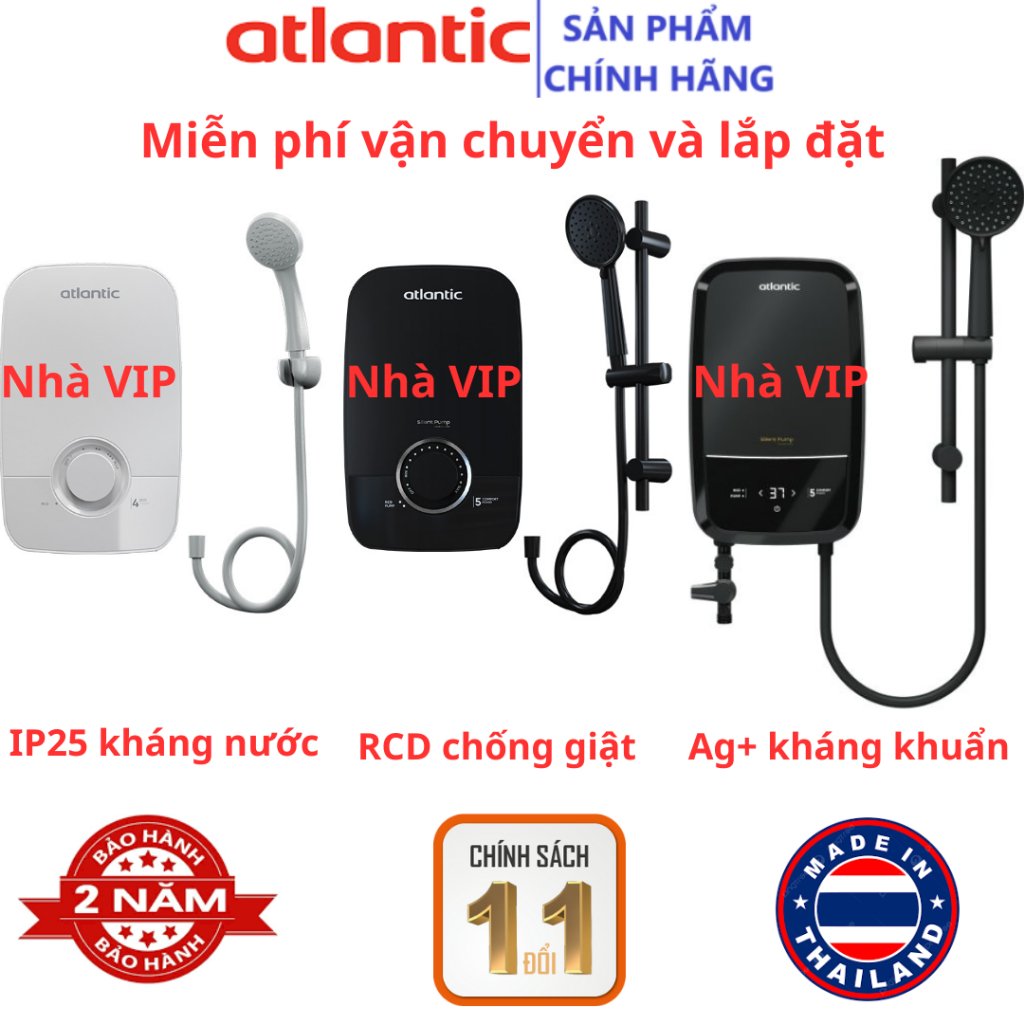 Máy Nước Nóng Năng Lượng Mặt Trời Atlantic Solerio AS150 - 150L, Trên Mái, Israel