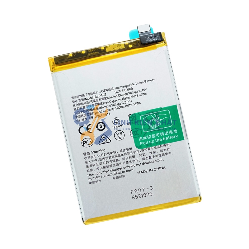 Pin cho Oppo A78 4G CPH2565 5000mAh Zin - Hàng nhập Khẩu