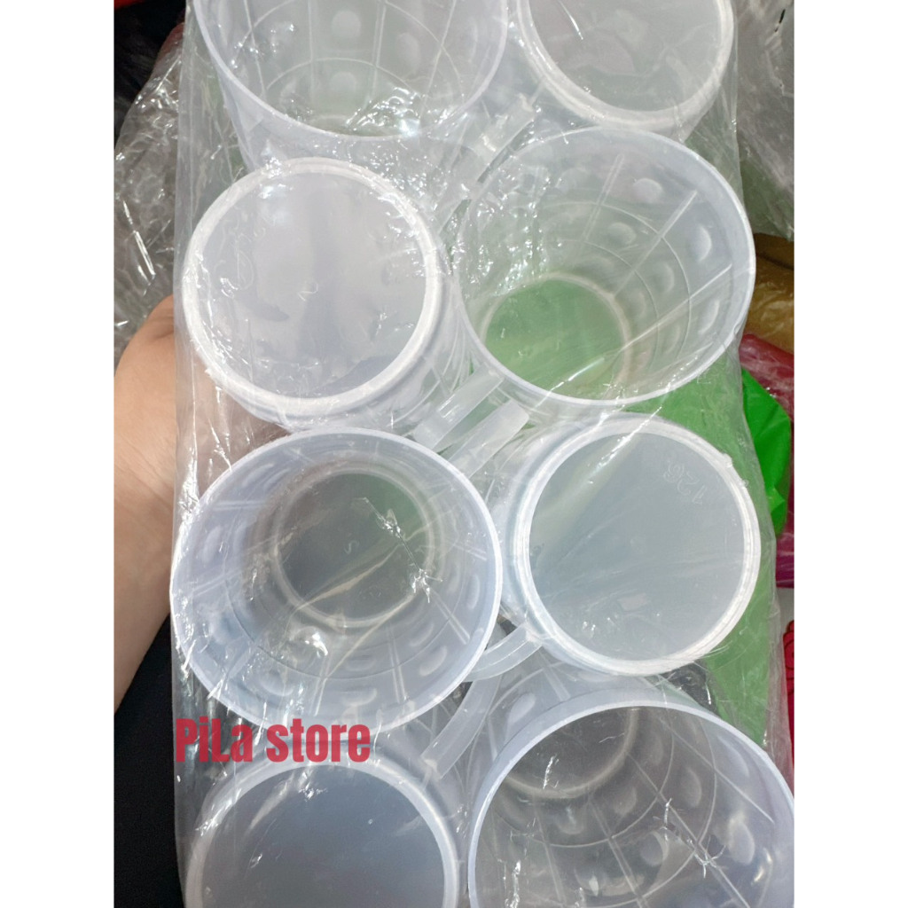 COMBO 10 Ly Nhựa Uống Bia,Ly Trà đá nhựa dẻo