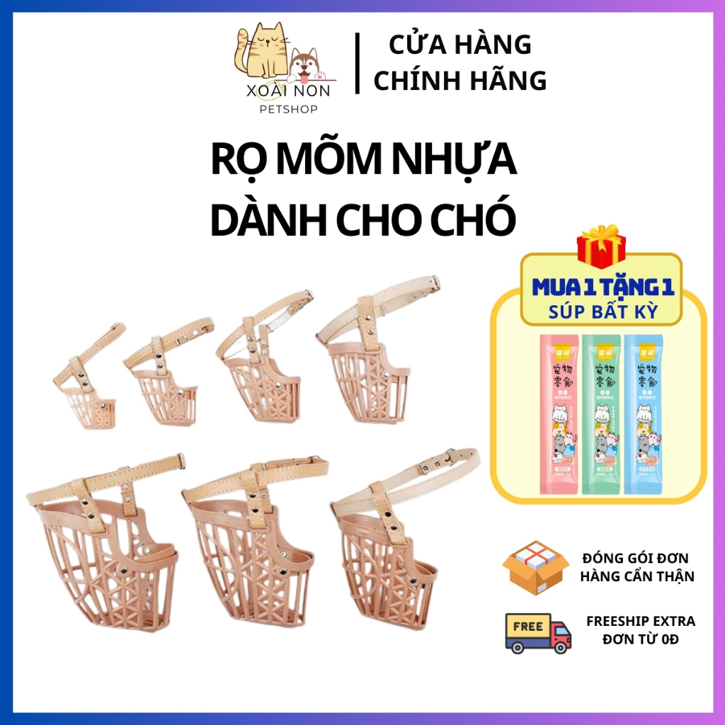Rọ Mõm Nhựa Cho Chó Rọ Mõm Chó