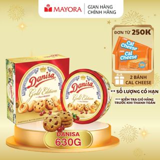   HÀNG TẾT  BÁNH QUY BƠ DANISA GOLD EDITION NAM VIỆT QUẤT 630G 
