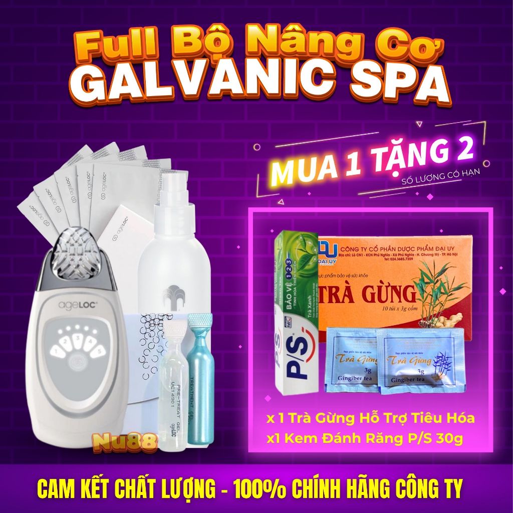 Bộ máy nâng cơ mặt Galvanic Spa chính hãng Nuskin