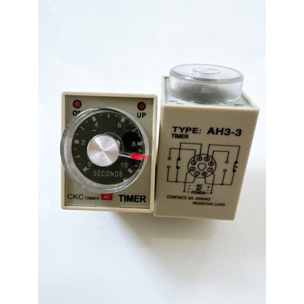 TIMER-10S,30S,60S,10M,30M,60M - 220VAC (AH3-3)