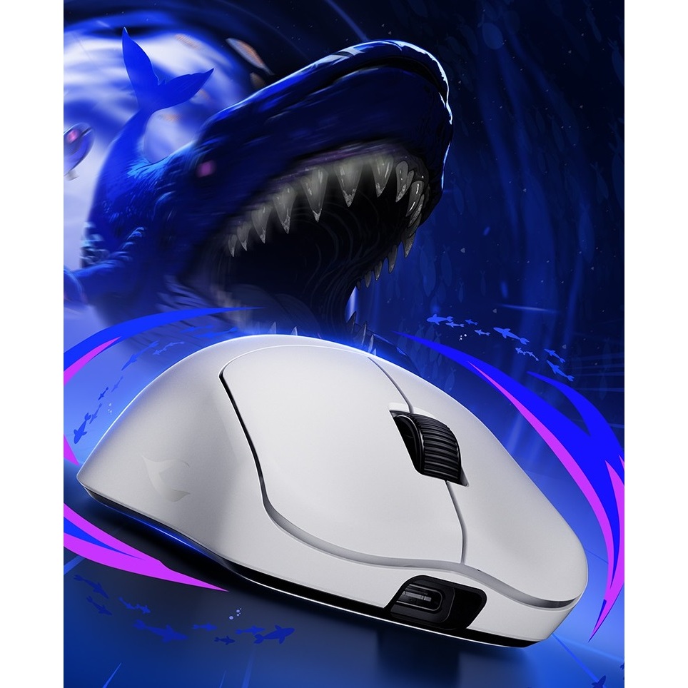 Chuột Gaming RAWM Leviathan V4 – 55g, PAW3950 45K, 8K Polling, Kết Nối 2.4G/Wired | BigBuy360 - bigbuy360.vn