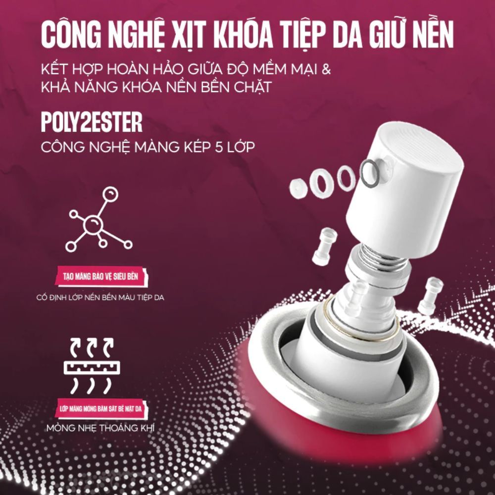 Ảnh 7 của Xịt khóa nền MENOW SETTING SPRAY lâu trôi, cấp ẩm, hơi thở sương mù 100ml