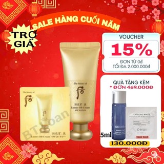  Combo 25 Gói Kem nền che khuyết điểm Luxury BB Cream Hoàng Cung Cao Cấp Whoo 