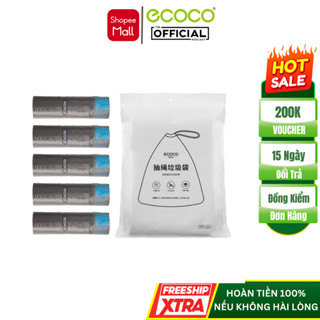  Sét Túi Đựng Rác ECOCO E2254 Có Quai Xách Siêu Dai Túi Rác Tự Phân Hủy Thân Thiện Với Môi Trường 