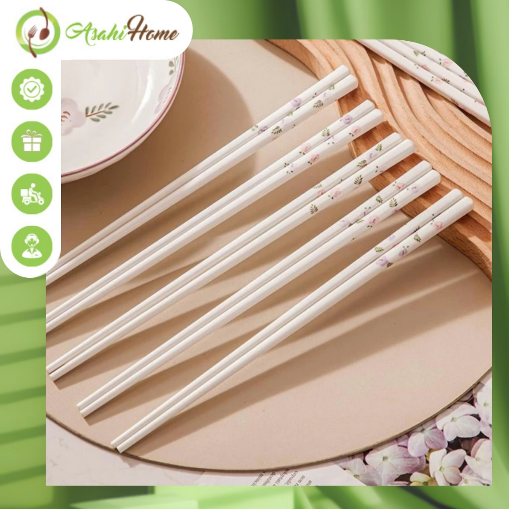 Đũa sứ Nhật cao cấp ASAHI HOME nhiều họa tiết bắt mắt cho bữa ăn thêm vị